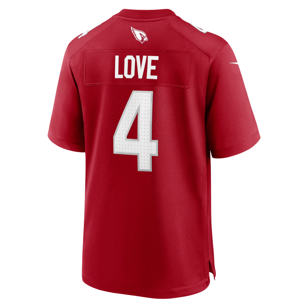 Qdoa A.Cardinals #4 Jeremiyah Love Red Game Player Stitched Jerseys