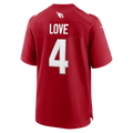 Qdoa A.Cardinals #4 Jeremiyah Love Red Game Player Stitched Jerseys