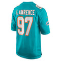 Qdoa M.Dolphins #97 Rashard Lawrence Aqua Team Game Jersey