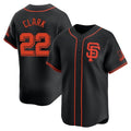 SF.Giants #22 Will Clark Player Black 2026 Home Limited Qdoa Stitched Jerseys