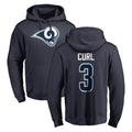 LA.Rams #3 Kam Curl Player Navy Pullover Hoodie Limited Game Qdoa Stitched Jerseys
