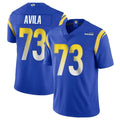 LA.Rams #73 Steve Avila Player Royal Limited Vapor Untouchable Home Game Qdoa Stitched Jerseys
