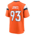 Qdoa D.Broncos #93 D.J. Jones Orange Team Game Jersey
