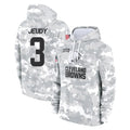 C.Browns #3 Jerry Jeudy Player Arctic Camo Salute to Service Hoodies Limited Game Qdoa Stitched Jerseys