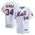 NY.Mets #34 Kodai Senga Player White Home Limited Qdoa Stitched Jerseys