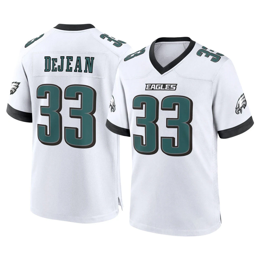 P.Eagles #33 Cooper DeJean Player White Game Home Qdoa Stitched Jerseys