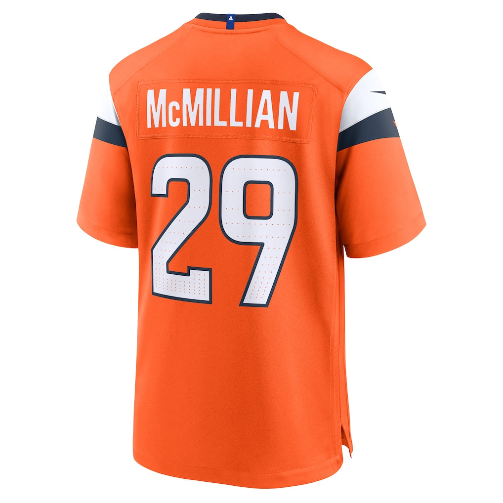 Qdoa D.Broncos #29 Ja'Quan McMillian Orange Team Game Jersey