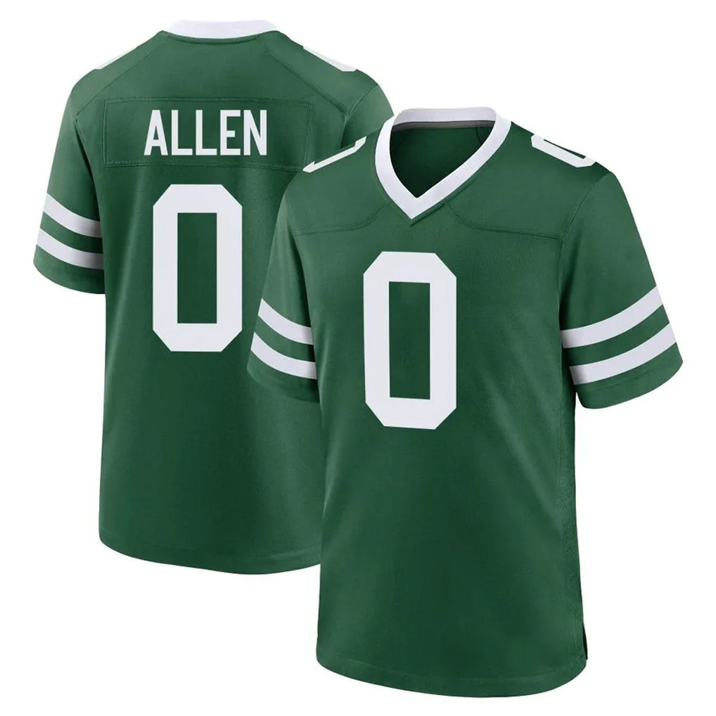 NY.Jets #0 Braelon Allen Player Green Legacy Home Game Qdoa Stitched Jerseys