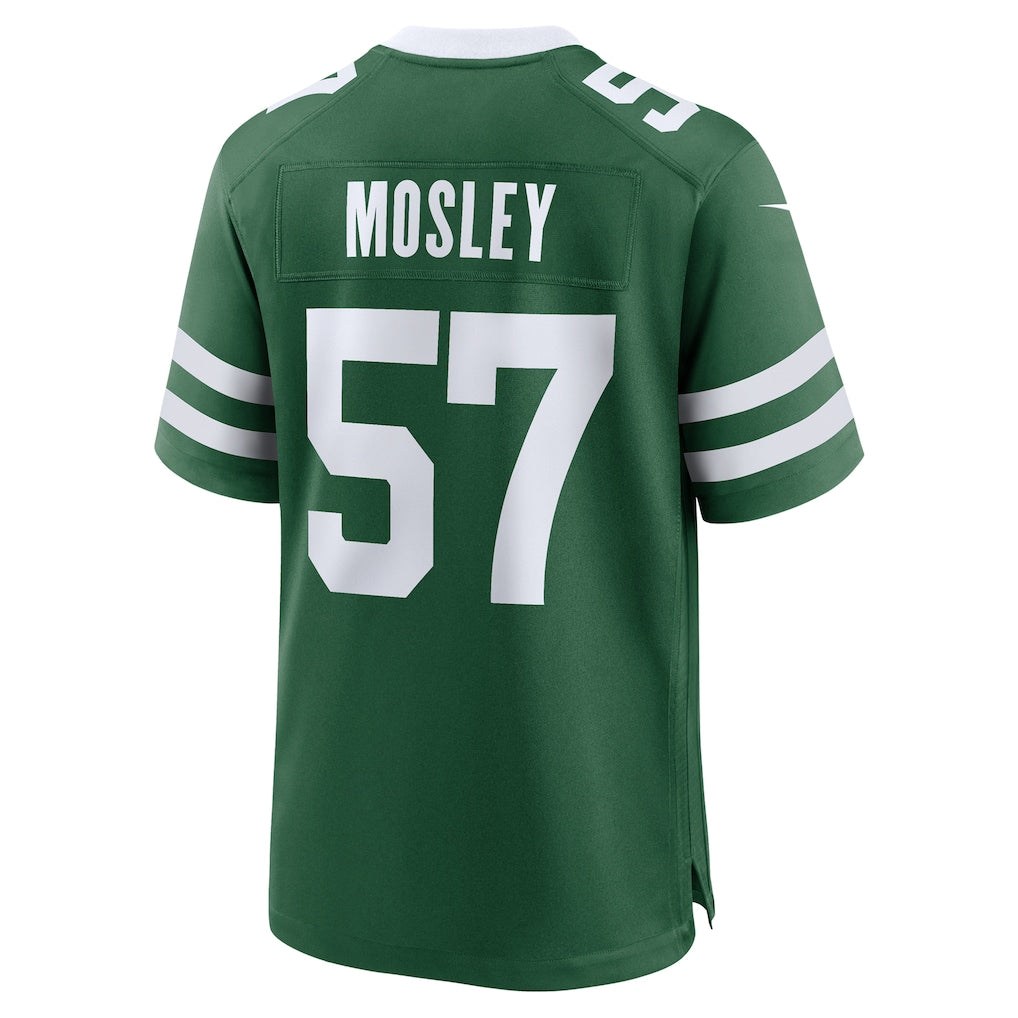 Qdoa NY.Jets #57 C.J. Mosley Legacy Green Team Game Jersey