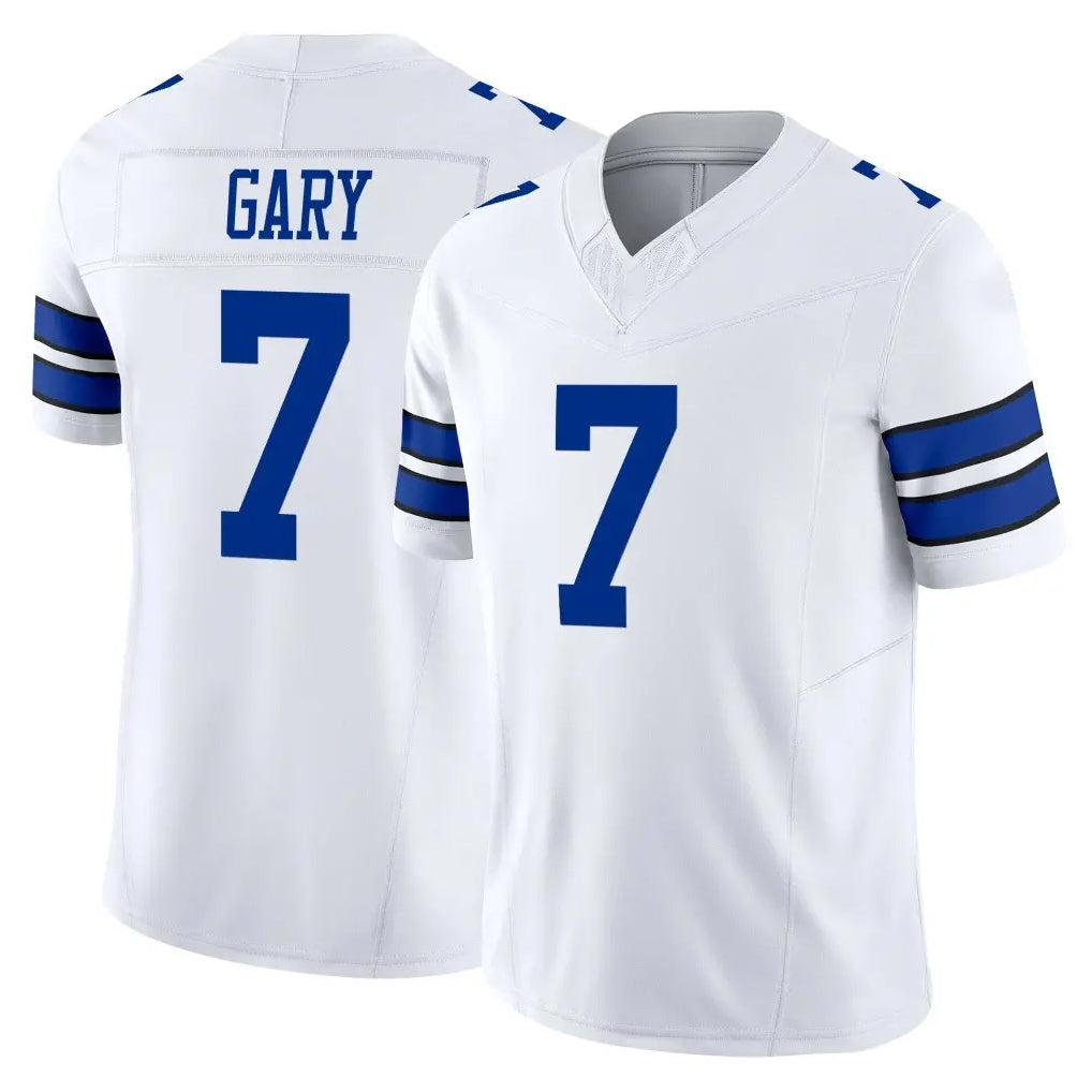 D.Cowboys #7 Rashan Gary Player White Limited Vapor F.U.S.E. Home Game Qdoa Stitched Jerseys