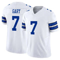 D.Cowboys #7 Rashan Gary Player White Limited Vapor F.U.S.E. Home Game Qdoa Stitched Jerseys