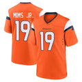 D.Broncos #19 Marvin Mims Jr. Player Orange Home Game Qdoa Stitched Jerseys