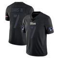 NE.Patriots #7 Carlton Davis III Player Black Impact LImited Home Game Qdoa Stitched Jerseys