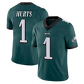 P.Eagles #1 Jalen Hurts Player Team Color Green Vapor Untouchable Home Game Qdoa Stitched Jerseys