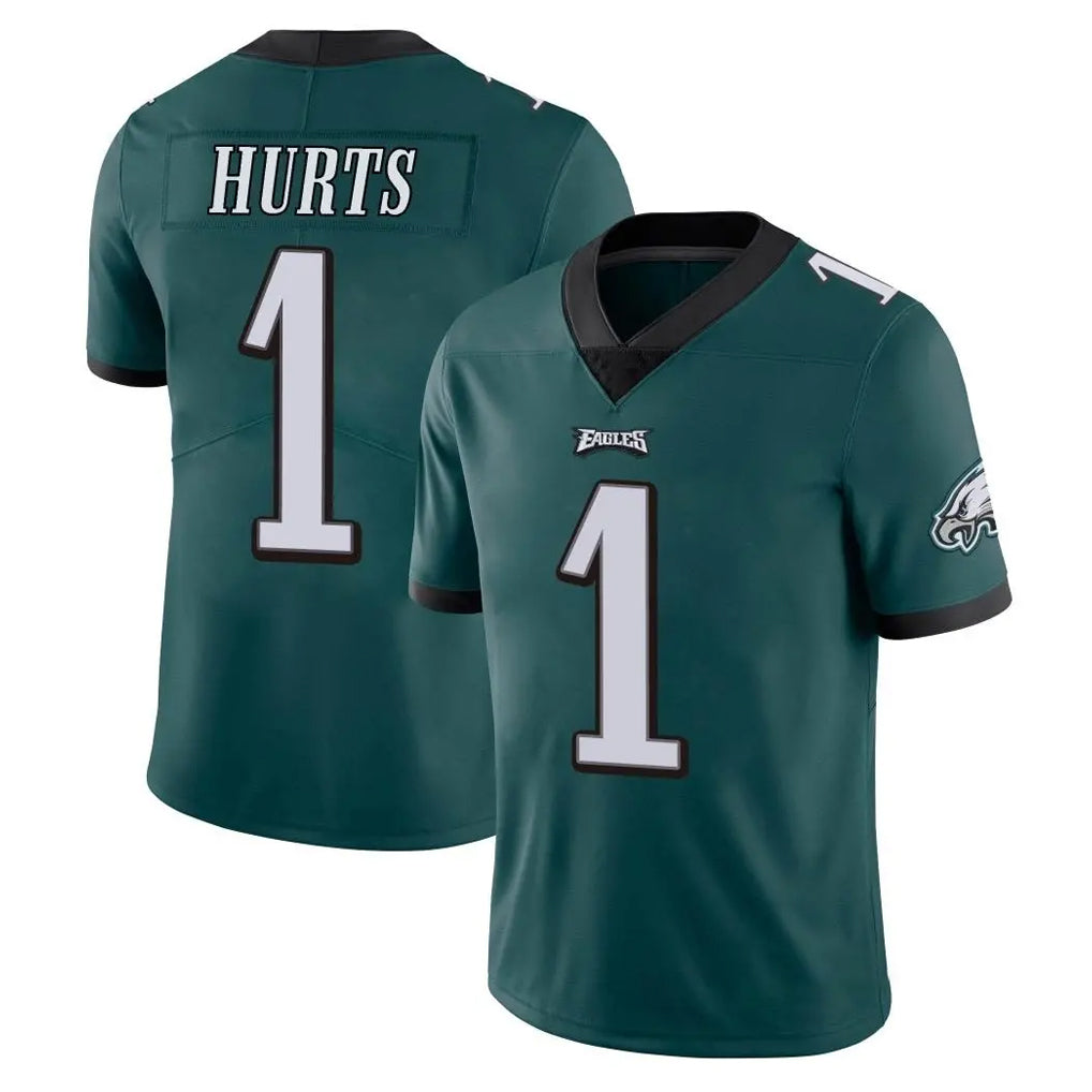 P.Eagles #1 Jalen Hurts Player Team Color Green Vapor Untouchable Home Game Qdoa Stitched Jerseys