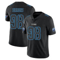T.Titans #98 Jeffery Simmons Player Black Impact Limited Home Game Qdoa Stitched Jerseys