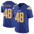 LA.Chargers #48 Bud Dupree Player Royal Limited Color Rush Vapor Untouchable Home Game Qdoa Stitched Jerseys
