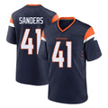 D.Broncos #41 Drew Sanders Player Navy Home Game Qdoa Stitched Jerseys