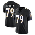 B.Ravens #79 Ronnie Stanley Player Black Vapor Untouchable Limited Home Game Qdoa Stitched Jerseys