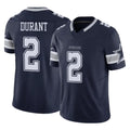 D.Cowboys #2 Cobie Durant Player Navy Limited Vapor F.U.S.E. Home Game Qdoa Stitched Jerseys