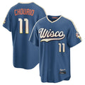 M.Brewers #11 Jackson Chourio Player Blue 2026 City Connect Home Game Qdoa Stitched Jerseys