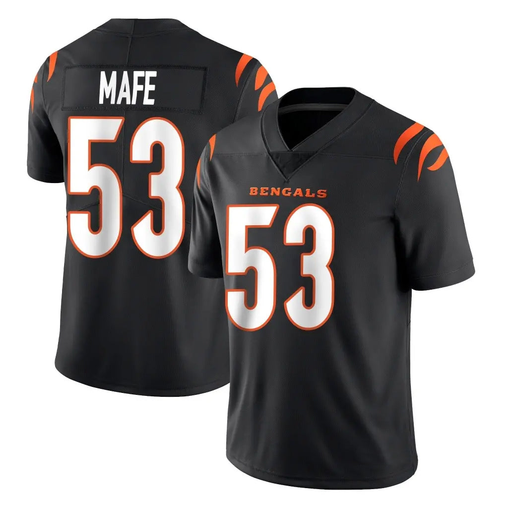 C.Bengals #53 Boye Mafe Player Black Vapor Untouchable Limited Home Game Qdoa Stitched Jerseys