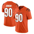 C.Bengals #90 Kris Jenkins Jr Player Orange Vapor Untouchable Limited Home Game Qdoa Stitched Jerseys