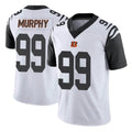 C.Bengals #99 Myles Murphy Player White Color Rush Vapor Untouchable Limted Home Game Qdoa Stitched Jerseys