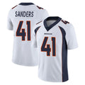 D.Broncos #41 Drew Sanders Player White Vapor Untouchable Limited Home Game Qdoa Stitched Jerseys