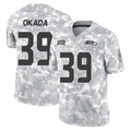 S.Seahawks #39 Ty Okada Player Arctic Camo Limited Salute To Service Home Game Qdoa Stitched Jerseys