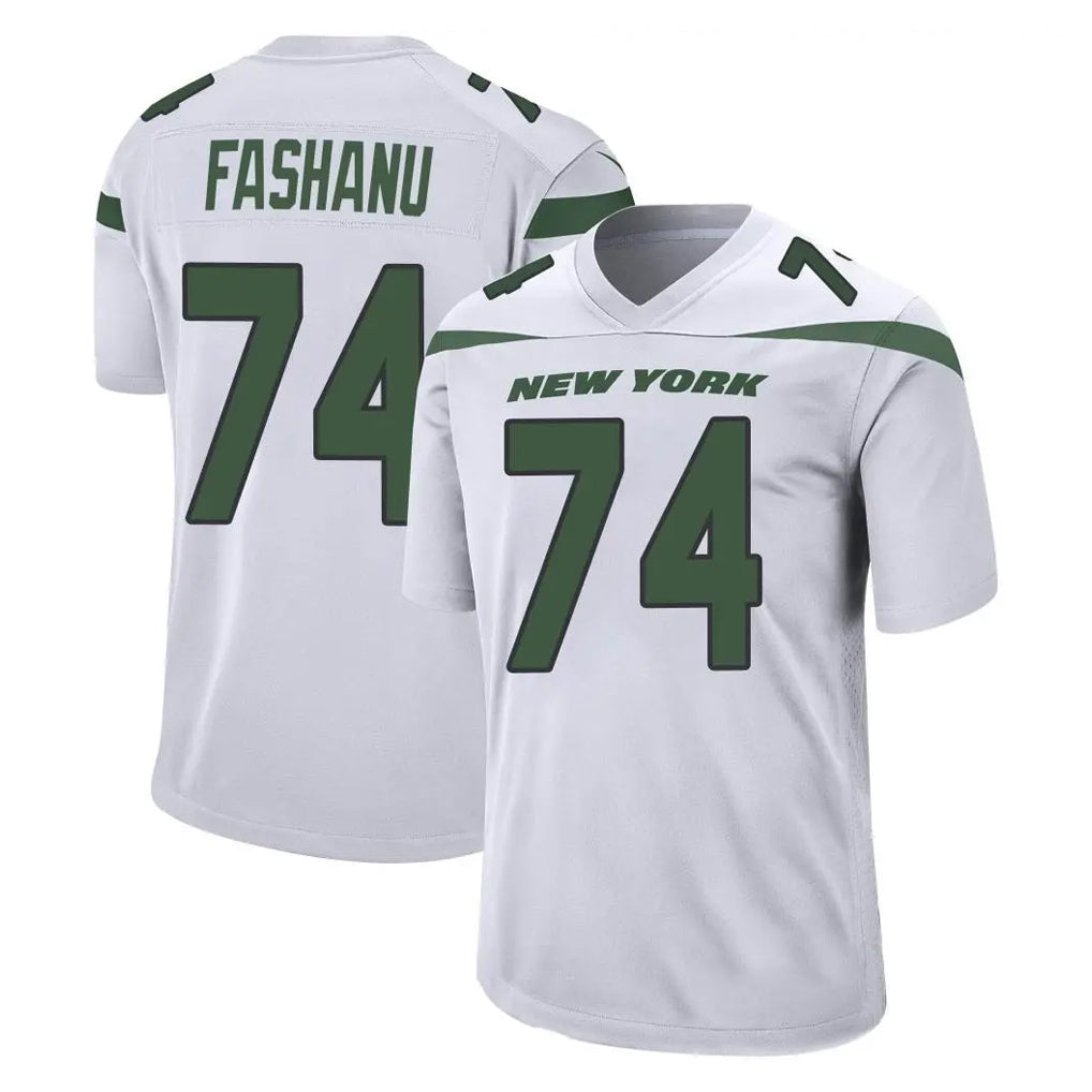 NY.Jets #74 Olu Fashanu Player White Spotlight Home Game Qdoa Stitched Jerseys