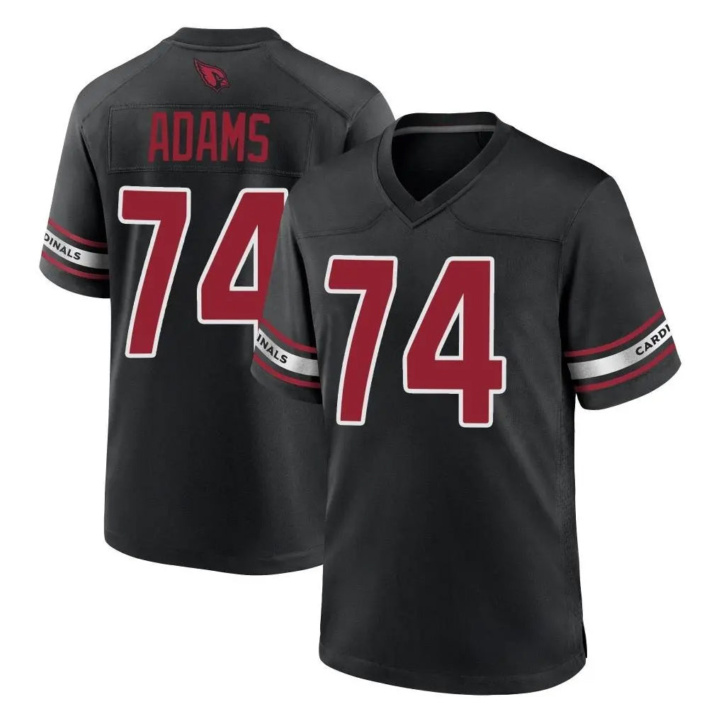 A.Cardinals #74 Isaiah Adams Player Black Alternate Game Qdoa Stitched Jerseys