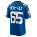 Qdoa IN.Colts #65 Jimmy Morrissey Royal Team Game Jersey