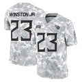 T.Titans #23 Kevin Winston Jr. Player Arctic Camo Limited Salute to Service Home Game Qdoa Stitched Jerseys