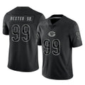 C.Bears #99 Gervon Dexter Sr. Player Black REFLECTIVE Limited Game Qdoa Stitched Jerseys