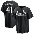 St. Louis Cardinals #41 Alec Burleson Player Black City Connect Home Limited Qdoa Stitched Jerseys
