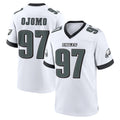 P.Eagles #97 Moro Ojomo Player White Game Home Qdoa Stitched Jerseys