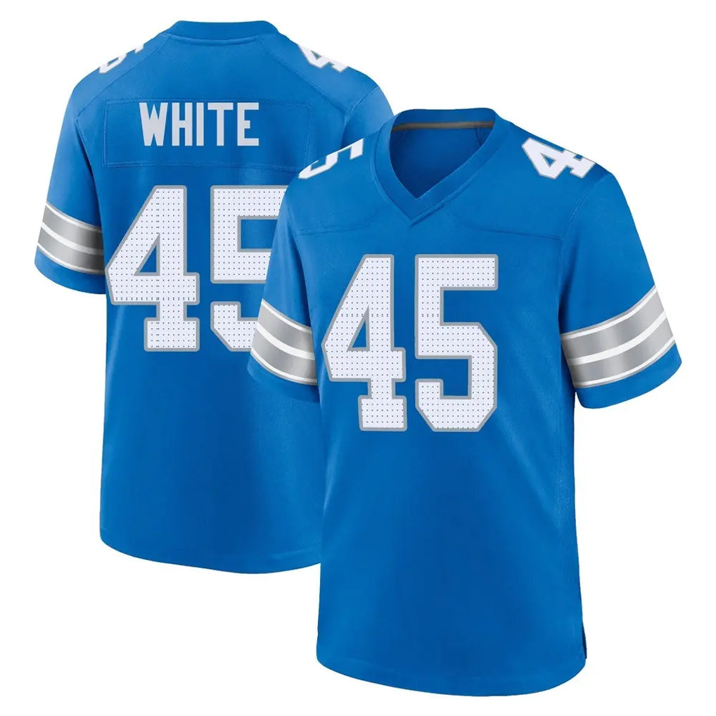 D.Lions #45 Devin White Player Blue Alternate Home Game Qdoa Stitched Jerseys