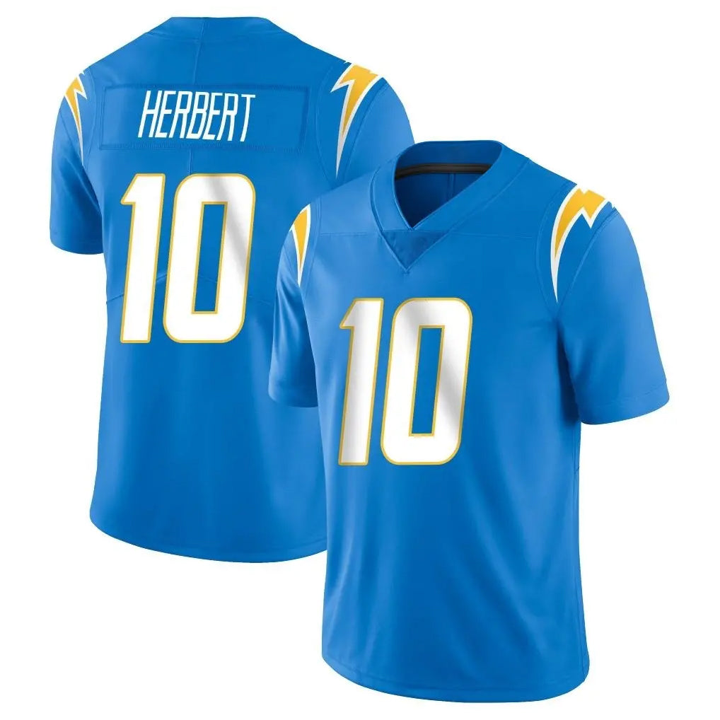 LA.Chargers #10 Justin Herbert Player Blue Limited Vapor Untouchable Home Game Qdoa Stitched Jerseys