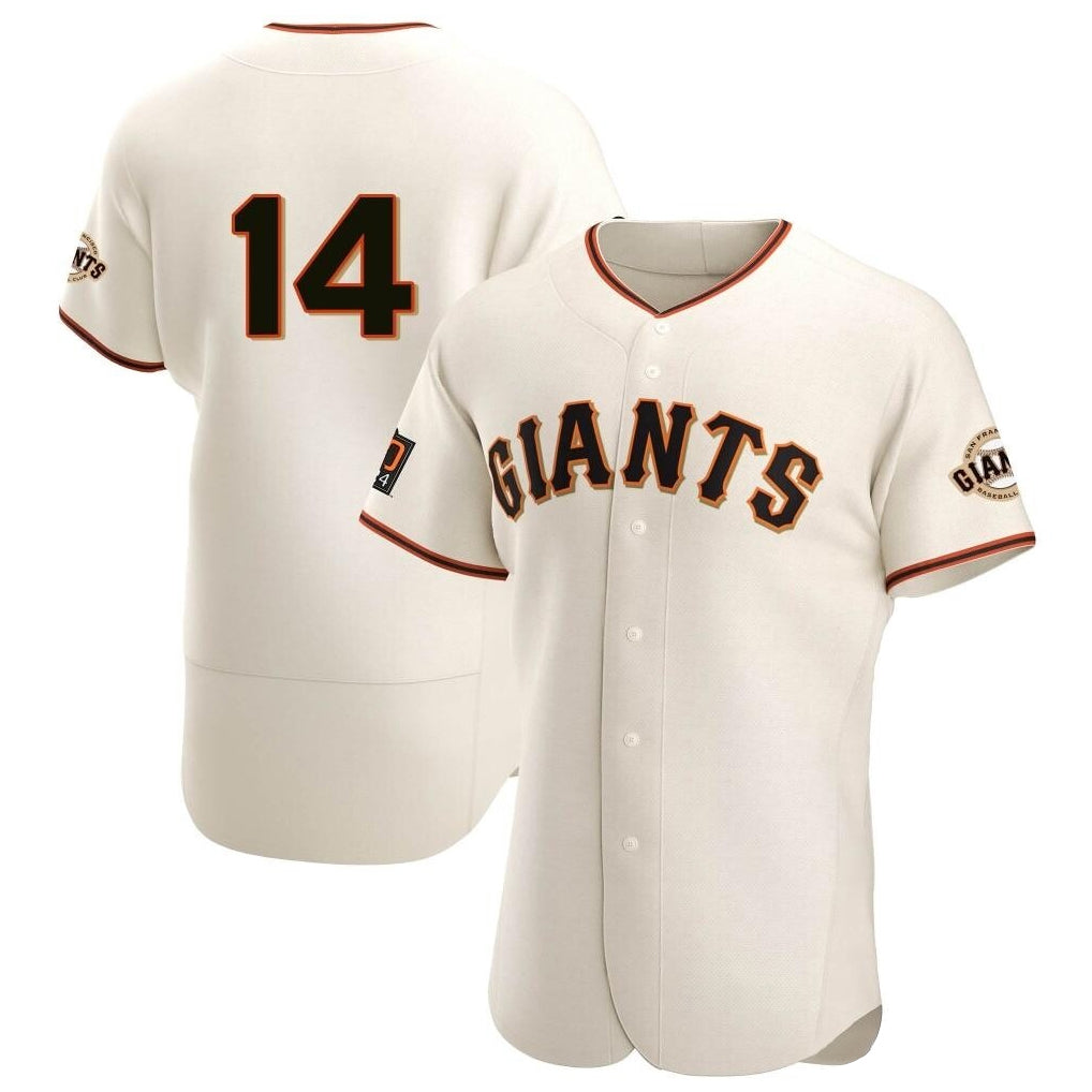SF.Giants #14 Patrick Bailey Player Cream Home Limited Elite Qdoa Stitched Jerseys
