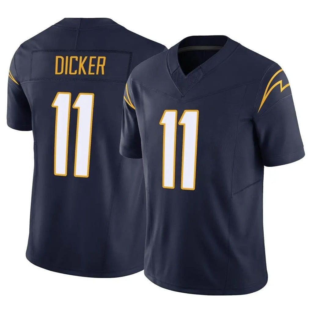 LA.Chargers #11 Cameron Dicker Player Navy Limited Vapor F.U.S.E. Home Game Qdoa Stitched Jerseys