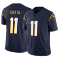 LA.Chargers #11 Cameron Dicker Player Navy Limited Vapor F.U.S.E. Home Game Qdoa Stitched Jerseys