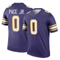 M.Vikings #0 Ivan Pace Jr. Player Purple Limited Classic Home Game Qdoa Stitched Jerseys