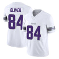 M.Vikings #84 Josh Oliver Player White Limited Alternate Vapor F.U.S.E. Home Game Qdoa Stitched Jerseys