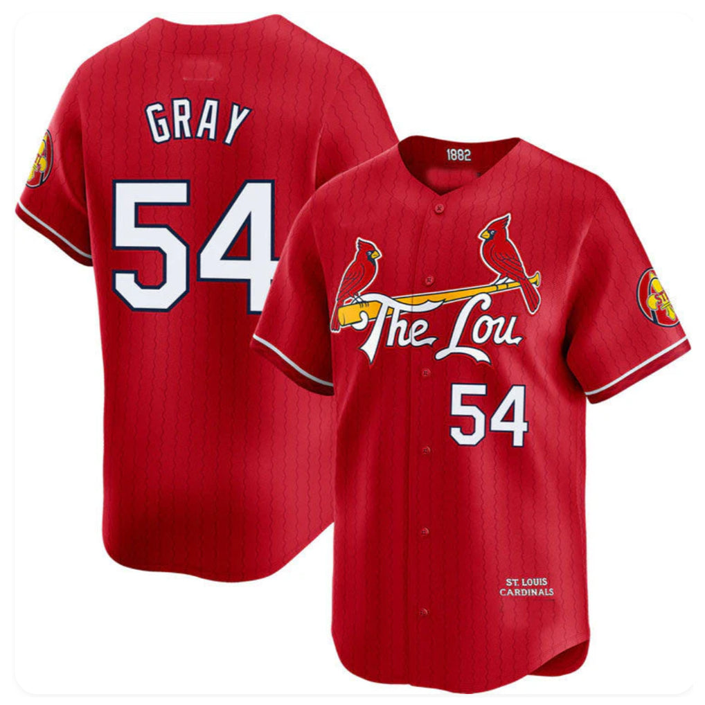 St. Louis Cardinals #54 Sonny Gray Player Red City Connect Limited Qdoa Stitched Jerseys