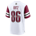 Qdoa W.Commanders #86 Zach Ertz White Game Jersey