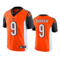 C.Bengals #9 Joe Burrow Player Orange Limited Home Game Qdoa Stitched Jerseys