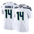 S.Seahawks #14 Sam Darnold Player White Limited Vapor F.U.S.E. Home Game Qdoa Stitched Jerseys