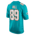 Qdoa M.Dolphins #89 Julian Hill Aqua Game Jersey
