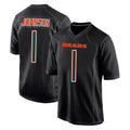 C.Bears #1 Jaylon Johnson Player Carbon Black Fashion Game Qdoa Stitched Jerseys